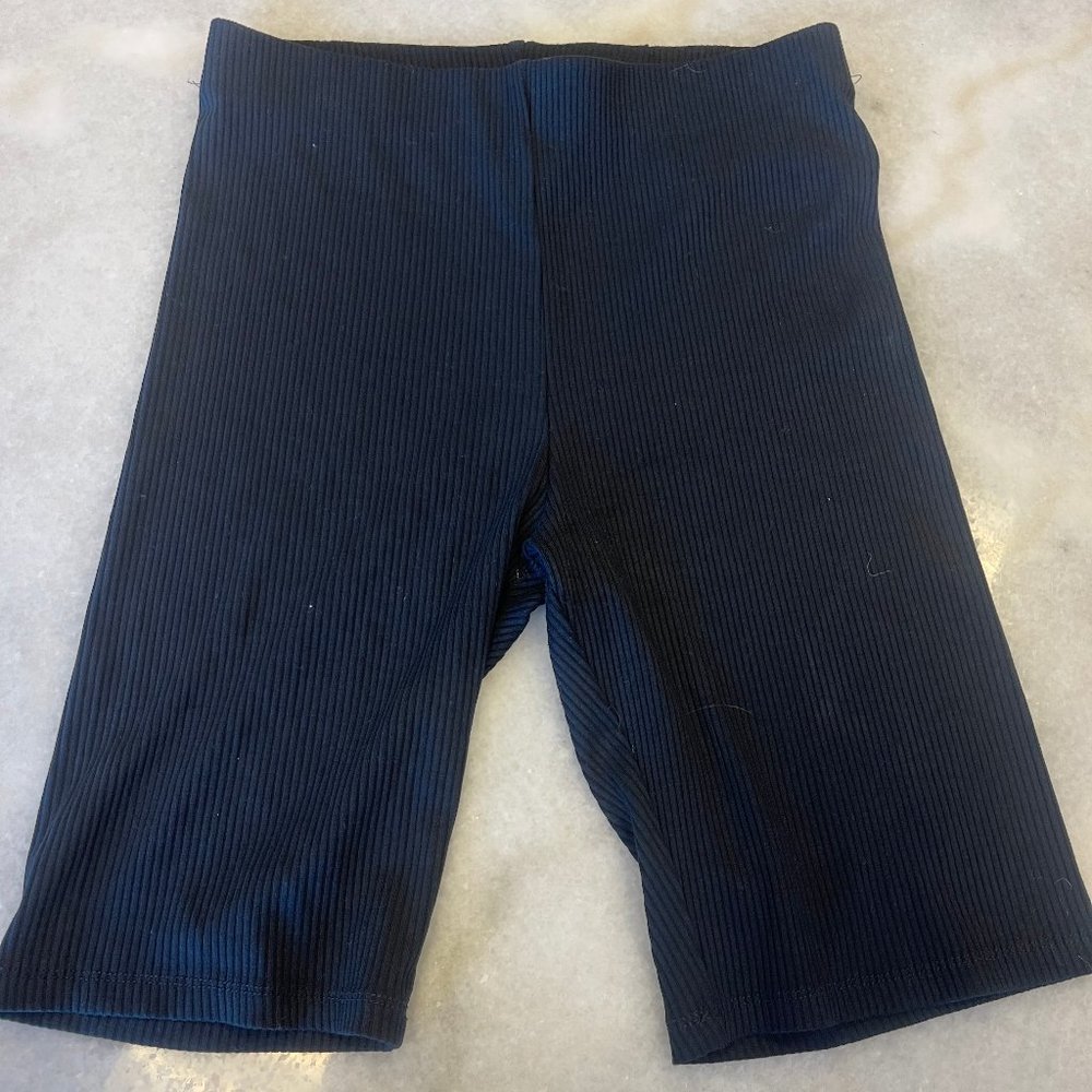 Black biker shorts